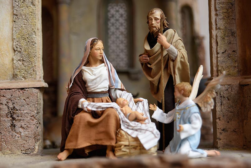 el angel visita jesus